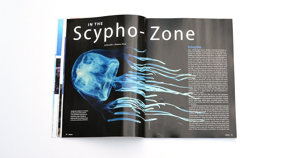 Jellyfish – Hard Copy Preview – CORAL Magazine May / June 2015 Issue