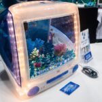 iMacAquariums designed and built by Jake Harms were among the creative aquariums for sale at Aquatic Experience – Chicago 2015. Image by Dan Woudenberg/LuCorp Marketing for the World Pet Associatio