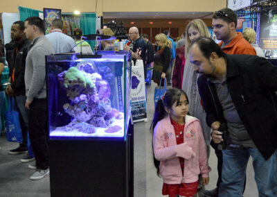 Marine Aquariums were well represented at The Aquatic Experience - Chicago. Image by CORAL / AMAZONAS Sr. Editor Matt Pedersen