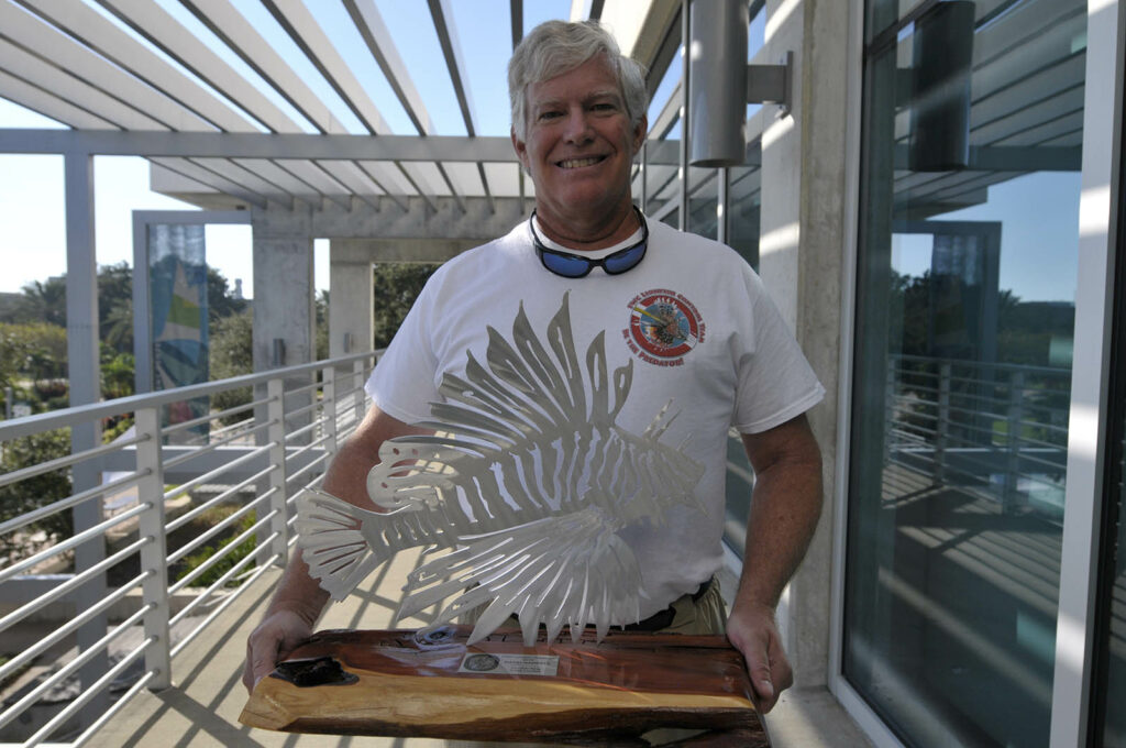 Introducing the Florida Fish and Wildlife Conservation Commission's first-ever Lionfish King, David Garrett