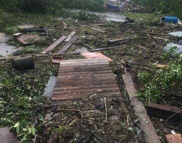 Devastation at the hands of Irma in the Florida Keys.