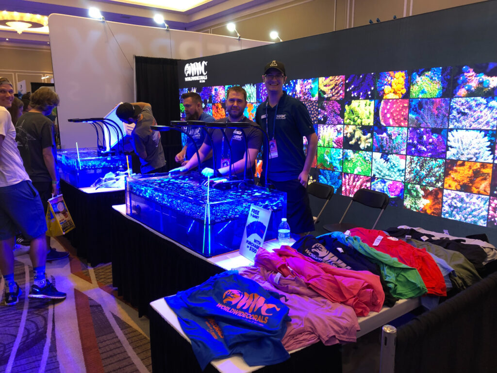 No shortage of corals and reef gear at a Reef-A-Palooza!