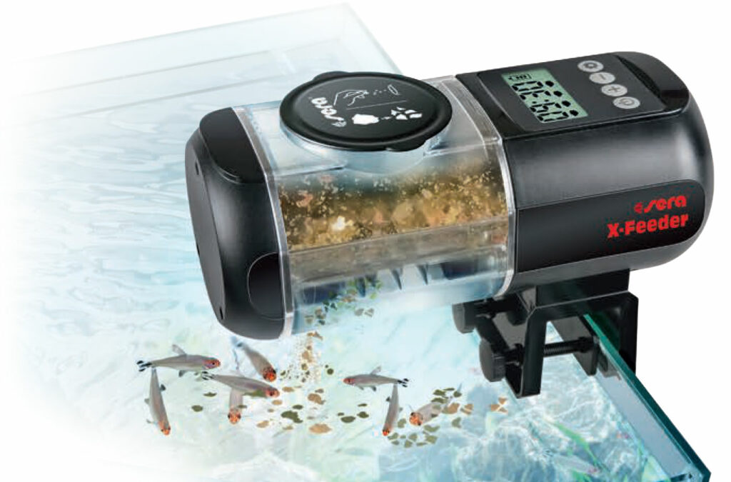 sera's new X-Feeder includes multiple design features to prevent the intrusion of moisture into the aquarium food storage compartment.