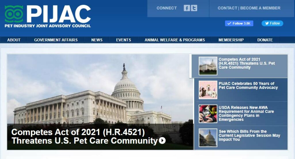 H.R. 4521 remains front and center on the PIJAC website as the situation continues to unfold.