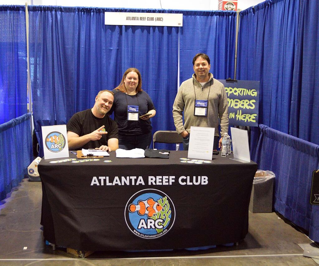 The local organized hobby was on hand to share their events and recuirt new members! Atlanta Reef Club (ARC) was there for the marine aquarists.