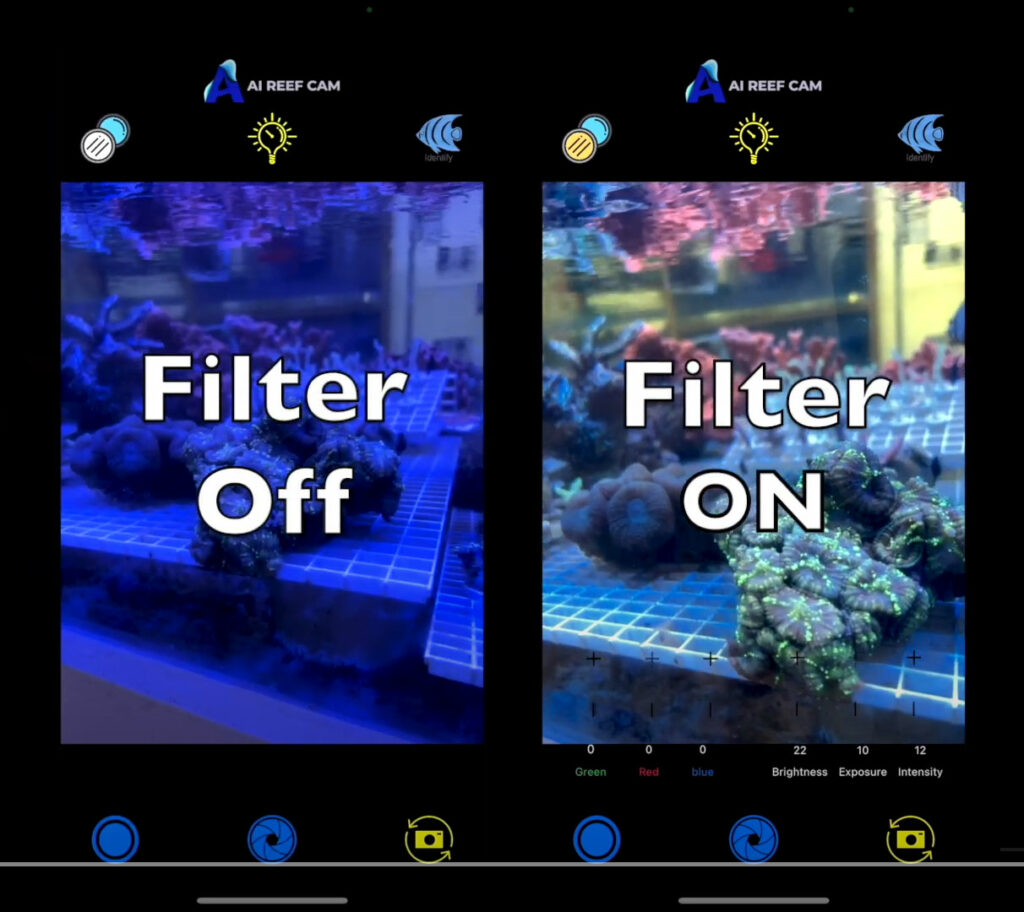 Does your reef lighting make your photos look as blue as Windex? Turn on the AI Reef Cam app, and enter a new world of balanced color on your iOS device.